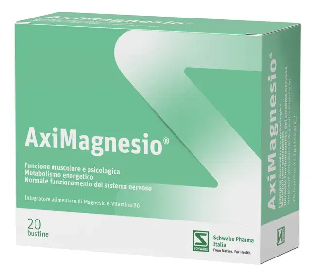 Schwabe Aximagnesio Integratore Alimentare Di Magnesio 20 Bustine