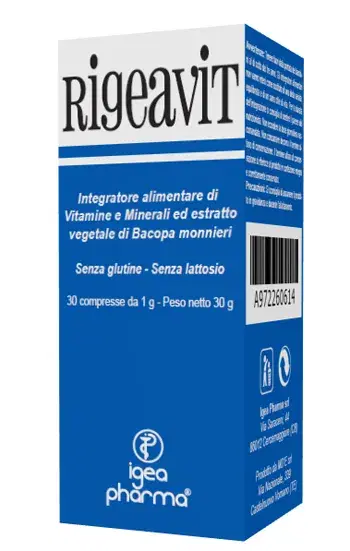 Rigeavit Integratore Multivitaminico e Multiminerale 30 Compresse