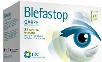 Blefastop Garza Con Hy-ter In Cotone Piegata Con Filo Di Bario 28 Pezzi