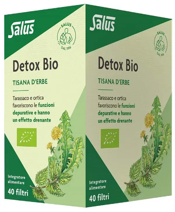 Salus Tisana Detox Bio Drenante e Depurativa 40 Bustine