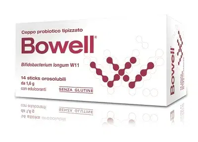 Bowell Integratore di Probiotici per la Flora Batterica Intestinale 14 stick