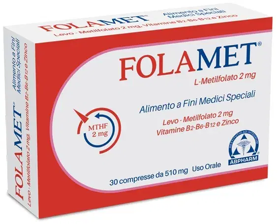 Folamet Integratore Alimentare 30 Compresse