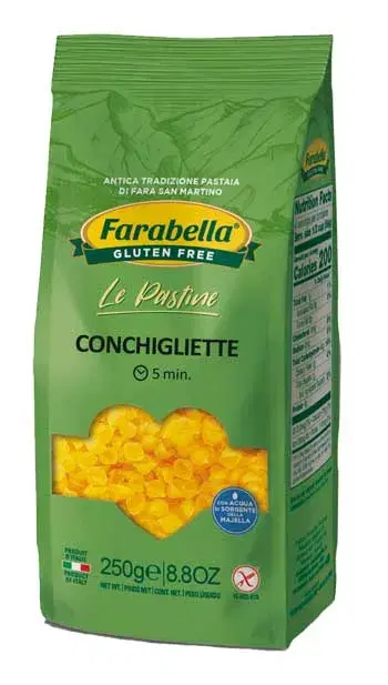 Farabella Conchigliette di Pasta Senza Glutine per Ricette Salutari 250 g