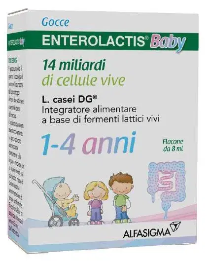 Enterolactis Baby Gocce Integratore Di Fermenti Lattici 8 ml