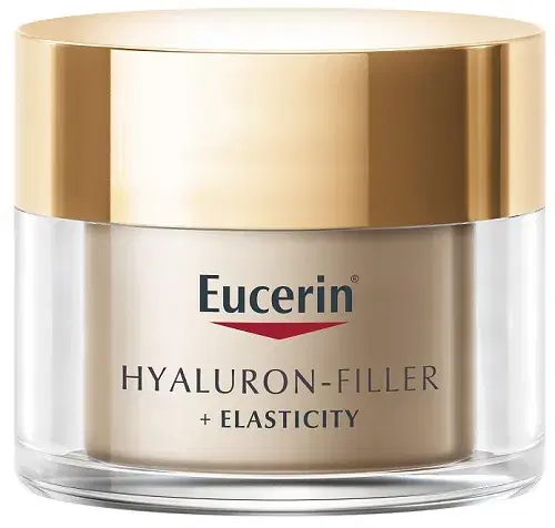 Eucerin Hyaluron Filler + Elasticity Crema Viso Notte per Pelle Matura 50 ml