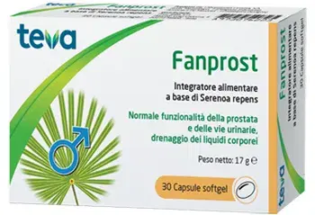 Fanprost Teva Integratore Per La Prostata E Le Vie Urinarie 30 Capsule Softgel