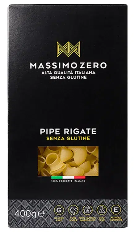 Massimo Zero Pipe Rigate Senza Glutine 400g
