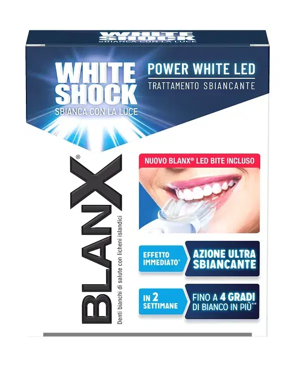 Blanx White Shock Trattamento Sbiancante + Led Bite