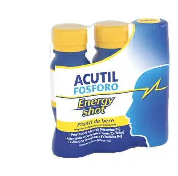 Acutil Fosforo Energy Shot Integratore Pronto da Bere 3 x 60 ml