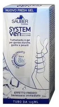 Sauber System Ven Trattamento in Gel per Gambe Gonfie e Pesanti 125 ml