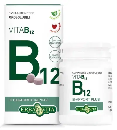 Erba Vita B-Apport Plus Integratore Alimentare Vitamina B12 120 Compresse