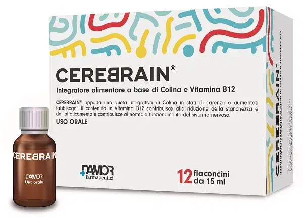 Damor Cerebrain Integratore Alimentare 12 Flaconcini Da 10 ml