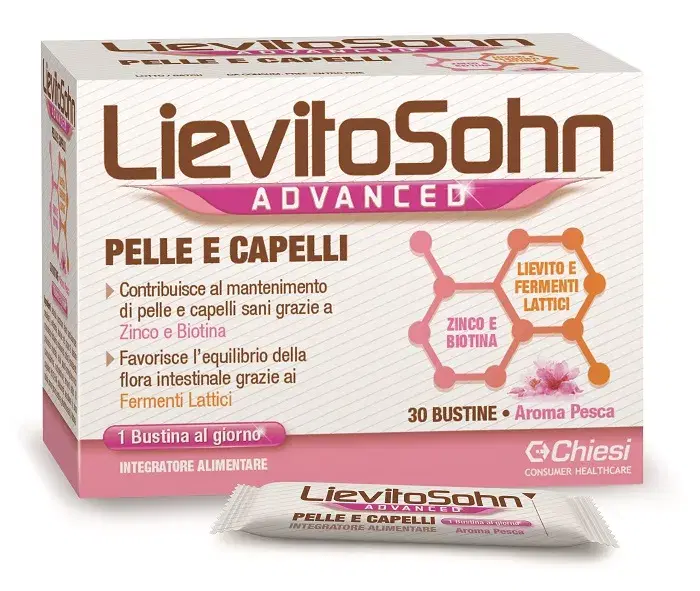 LievitoSohn Advanced Integratore Alimentare Pelle e Capelli 30 Buste