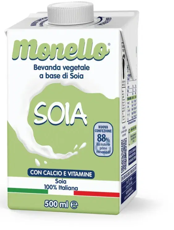 Monello Soia Bevanda Vegana in Bottiglia da 500 ml per un Alternativa Nutriente