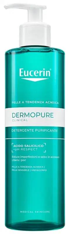 Eucerin DermoPurifyer Oil Control Gel Detergente Viso per Pelle Impura 400 ml