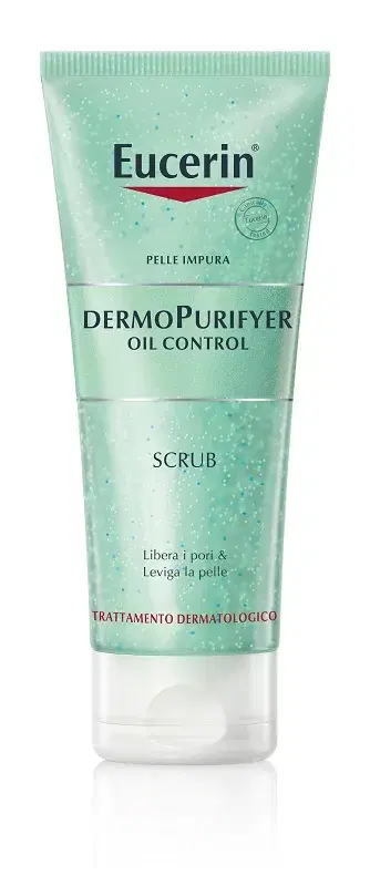 Eucerin DermoPurifyer Oil Control Scrub Viso e Corpo per Pelle Impura 100 ml