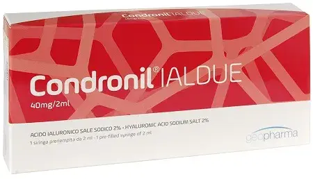 Condronil Ialdue Siringa Intra-Articolare Preriempita con Acido Ialuronico 2 ml