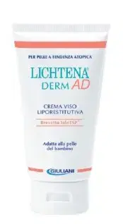 Lichtena Derm AD Crema Viso Liporestitutiva Pelli Sensibili e Atopiche 40 ml