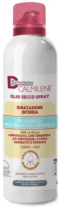 Dermovitamina Calmilene Olio Secco Spray Pelle Secca e Sensibile 200 ml