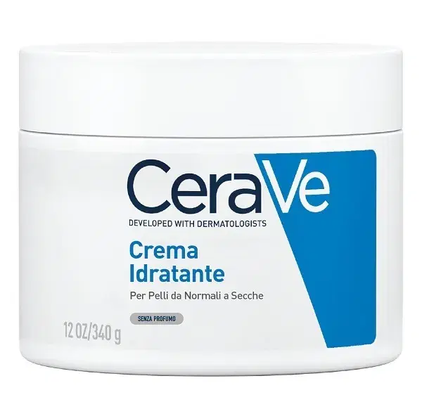 CeraVe Moisturising Cream Crema Idratante Protettiva per Pelle Secca 340 g