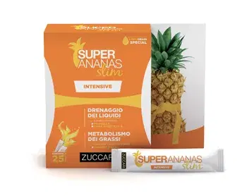 Zuccari Super Ananas Slim Intensive Integratore Drenante 25 Bustine