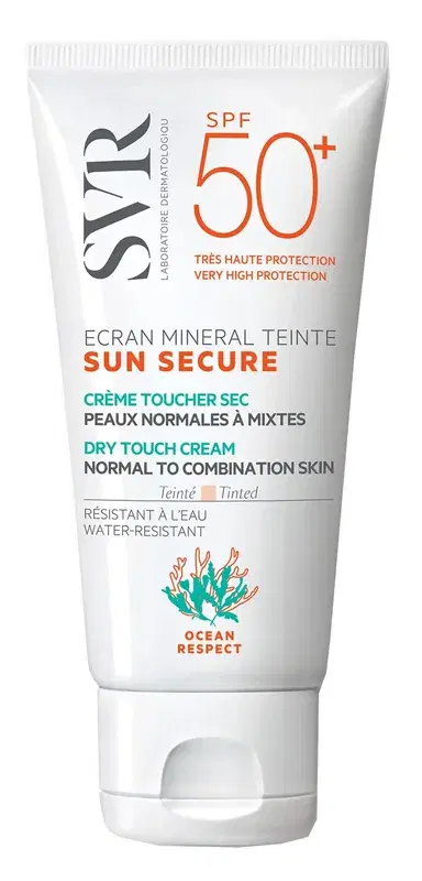SVR Sun Secure Schermo Minerale Colorato SPF 50+ Pelle Normale Mista 50 ml