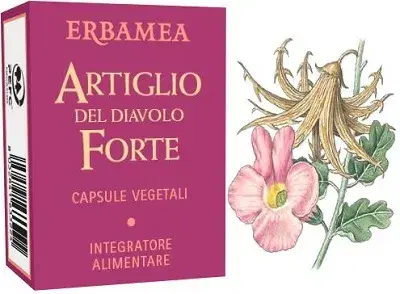 Erbamea Artiglio Del Diavolo Forte Integratore per le Articolazioni 36 Capsule