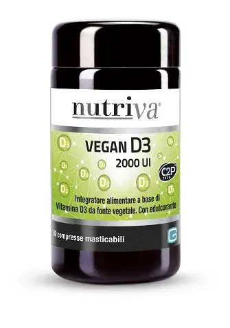 Nutriva Vegan D3 Integratore Alimentare 60 compresse