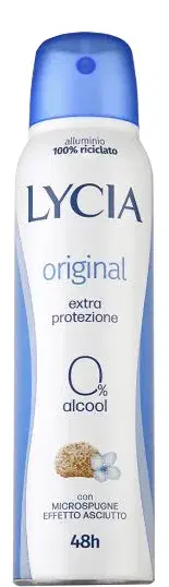Lycia Original Spray Deodorante Efficacia Garantita Effetto Asciutto 150 Ml