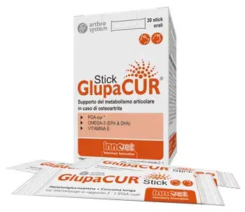 Glupacur Integratore per il Metabolismo di Cani e Gatti 30 Stick Orali