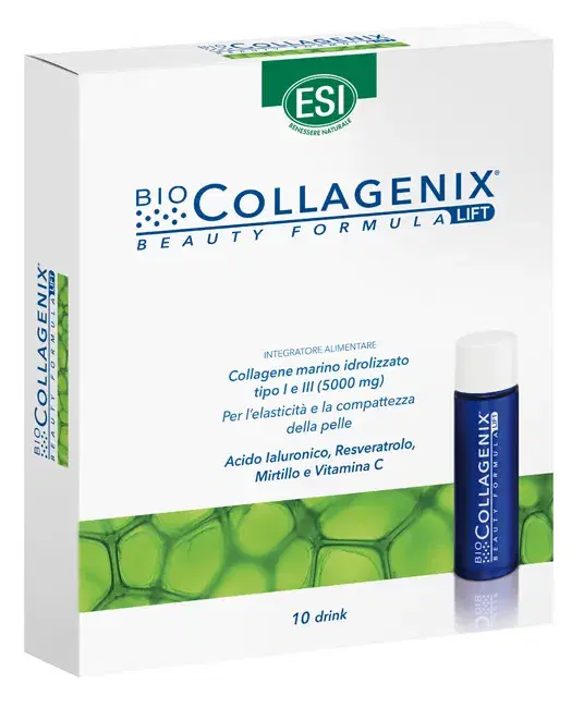 Esi Biocollagenix Integratore per Pelle Capelli e Unghie 10 drink X 30 ml