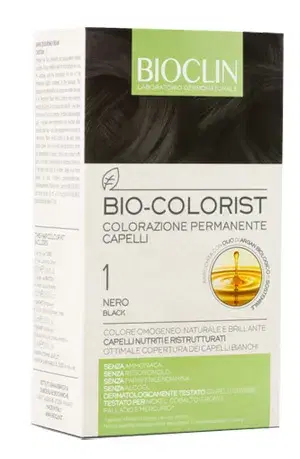 Bioclin Bio-Colorist 1 Nero Tintura Naturale Capelli