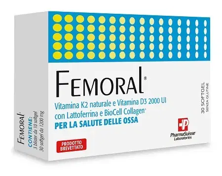 Femoral Integratore per le Ossa 30 Softgels