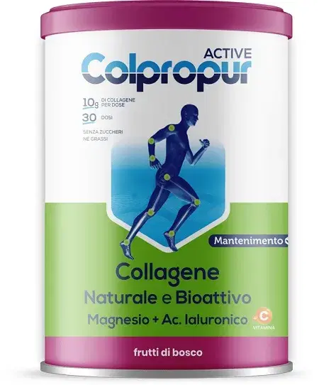 Colpropur Active Frutti Di Bosco Integratore per Articolazioni e Ossa 345g