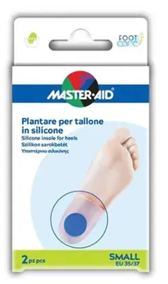 Master Aid Plantare Tallone Silicone Small 2 Pezzi