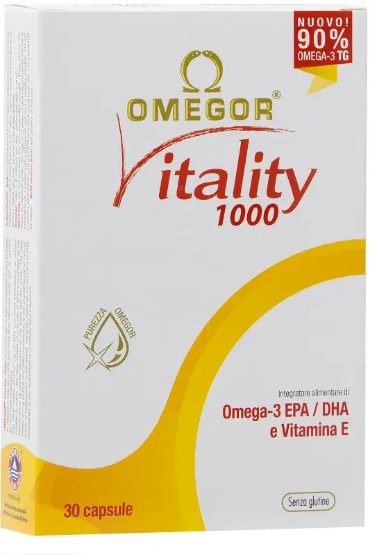U.g.a. Nutraceuticals Omegor Vitality 1000 30 Capsule Molli