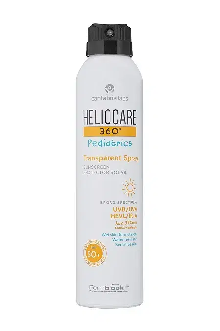 Heliocare Pediatric Transparent Spray Solare Bambini Protezione SPF50+ 200 ml