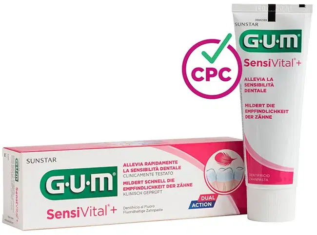 Gum Sensivital+ Dentifricio Denti Sensibili 75 ml