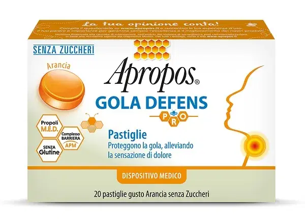 Apropos Gola Defens Arancia Per Il Benessere Della Gola 20 Pastiglie S/Z