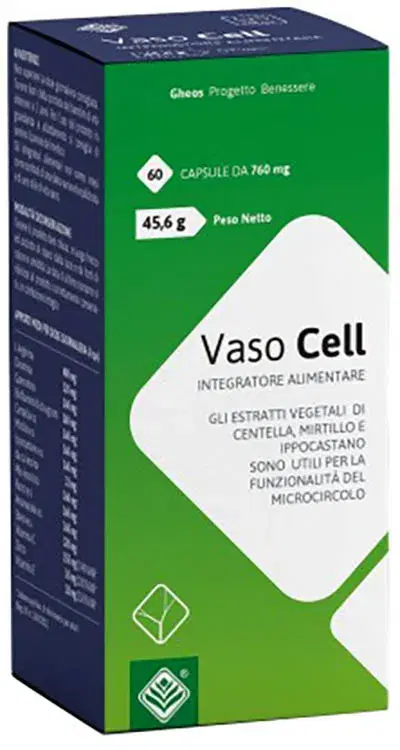 Vaso Cell Integratore per Microcircolazione 60 Capsule