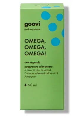 Goovi Omega Oro Vegetale Integratore Alimentare 60 ml
