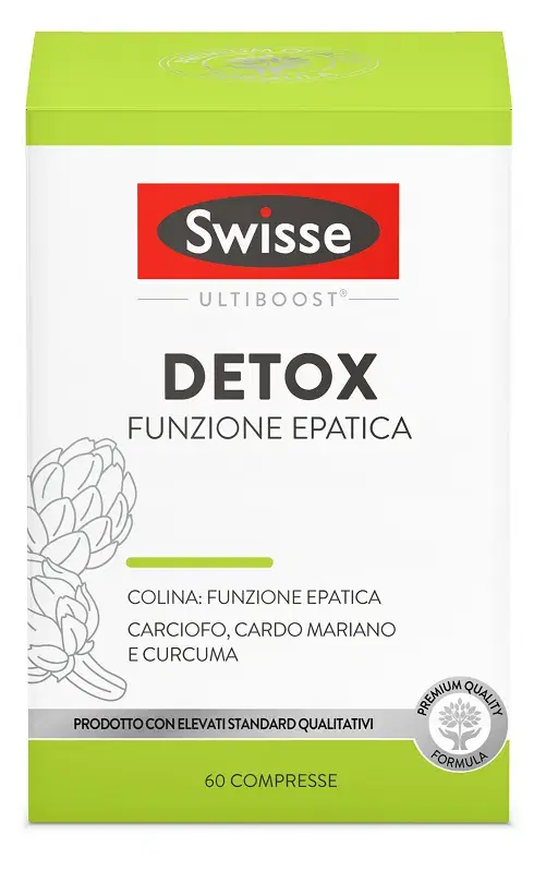 Swisse Detox Funzione Epatica Integratore Alimentare 60 Compresse