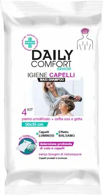 Daily Comfort Senior Panni Shampoo 4 Pezzi