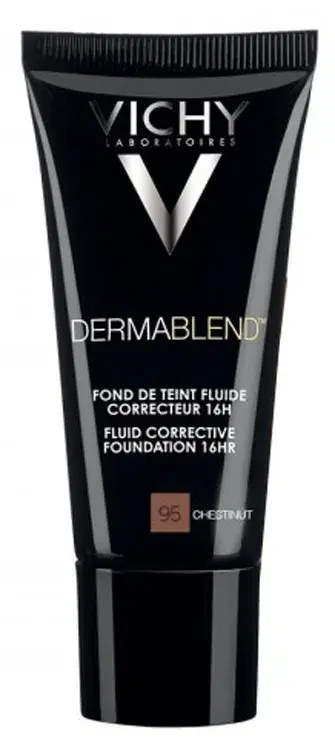 Vichy Dermablend Fondotinta Correttore Fluido SPF25 N.95 Chestnut 30 ml