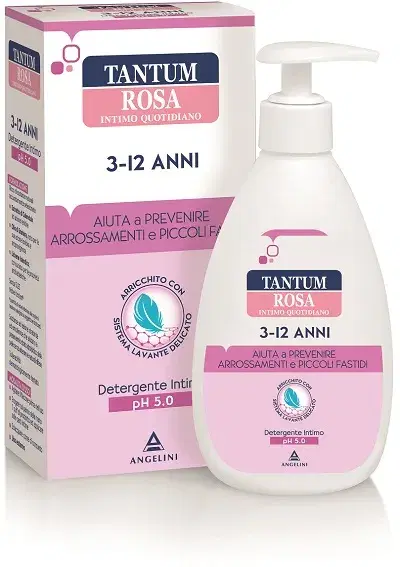 Tantum Rosa 3-12 Anni Detergente Intimo per Arrossamenti e Piccoli Fastidi 200ml