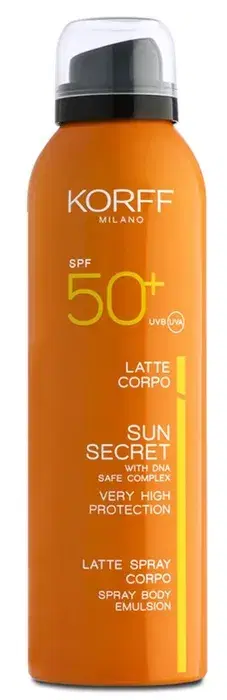 Korff Sun Latte Solare Spray Corpo Spf50+ 200 ml