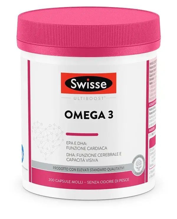 Swisse Omega3 1500 mg Integratore Alimentare 200 Capsule