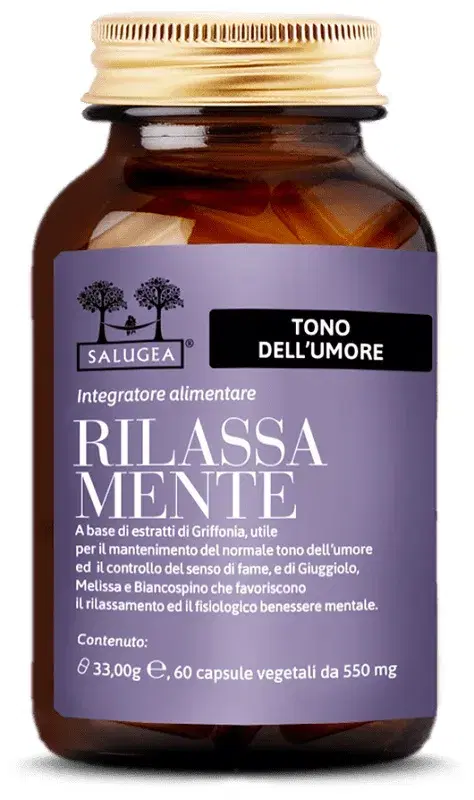 Salugea Rilassa Mente Integratore per il Benessere Emotivo 60 Capsule