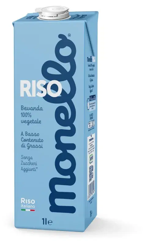 Monello Riso Bevanda Vegetale Senza Lattosio per Intolleranti 1 Litro