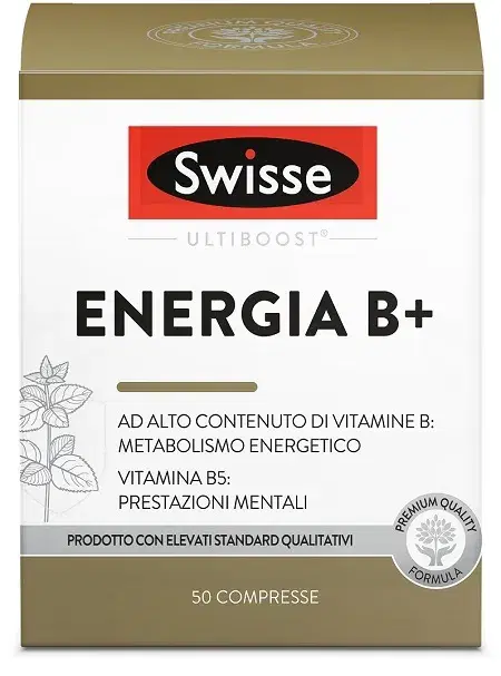 Swisse Energia B+ Integratore Alimentare Multi-Nutriente 50 Compresse